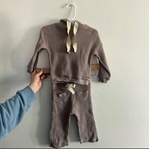 Jamie Kay waffle outfit